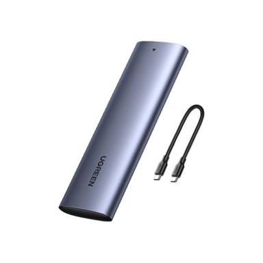 UGREEN Eksterno kućište, sivo, 2.5" SATA SSD/HDD, USB-C 3.1